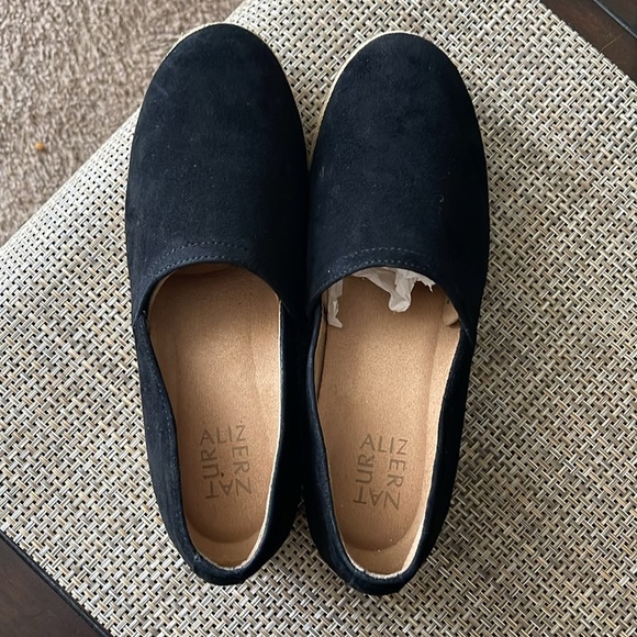 Naturalizer Thea 3 Platform Slip On Espadrilles Black Shoes - Picture 6 of 8